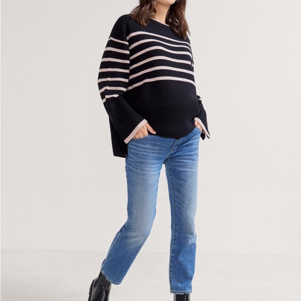 Hatch Full Panel Blue Straight Leg Jeans